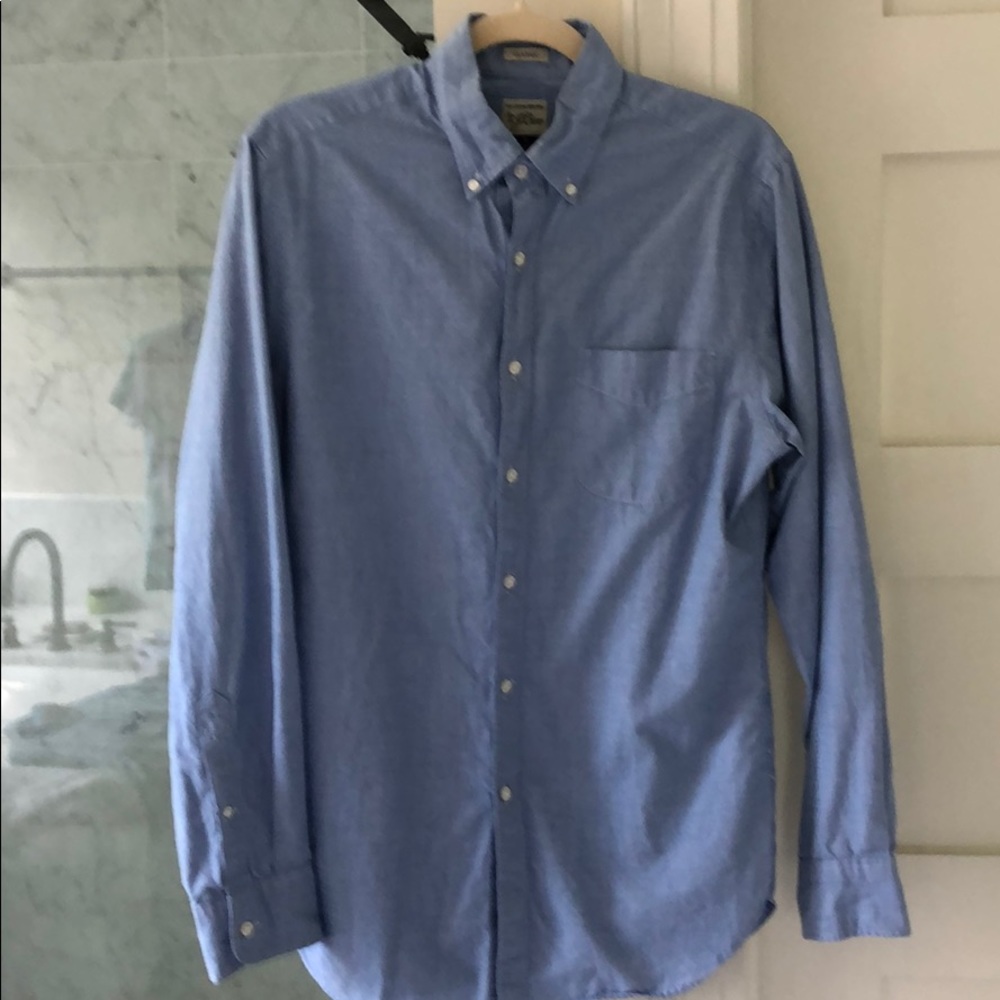 Jcrew Men’s 100% cotton blue shirt